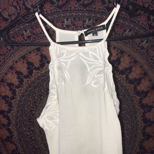 Kendall & Kylie halter flowy crop top